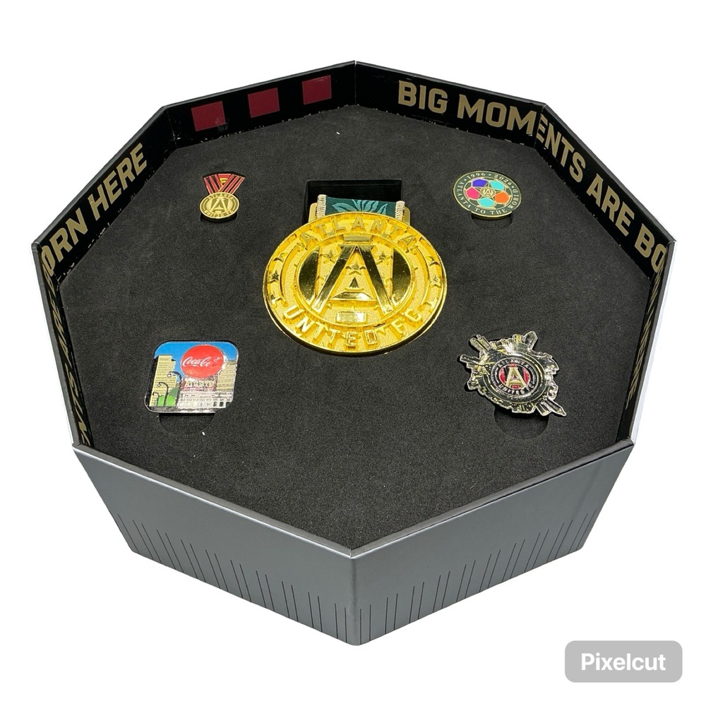 Atlanta United FC 2026 Season Ticket Member Gift Box Medal Pins Mercedes-Benz